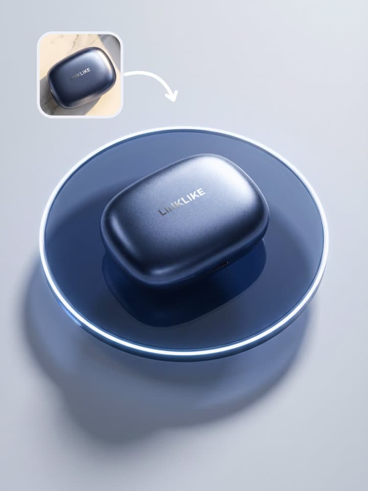 AI-generated 3C brand poster for electronics marketing