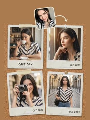 Polaroid Art Collage