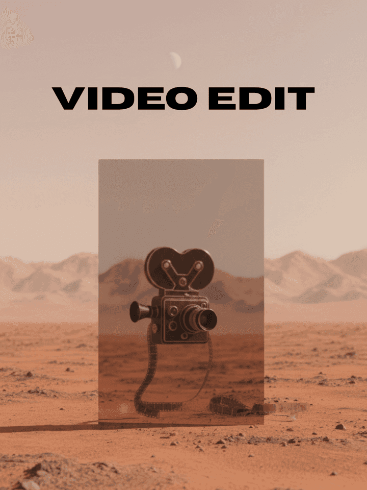 AI video editing workflow interface example showing automated editing tools